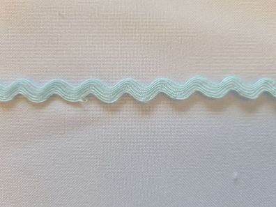 Zackenlitze 5mm Hellblau