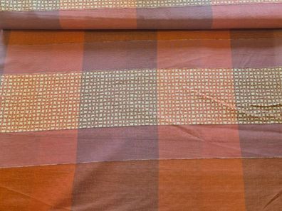 Gardinenstoff Chifon 1 Rost und Gold
