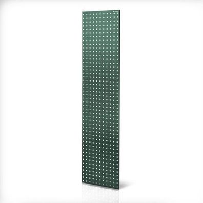 Grüne Lochblechplatte für Regale: JOHNNY, 2 Stück, 1800 x 20 x 420 mm
