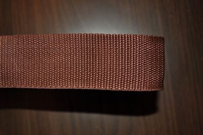 Gurtband 40 mm Dunkel Braun