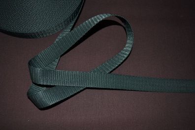 Gurtband 20 mm dunkelgrün