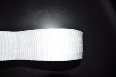 Gurtband 40 mm weiß