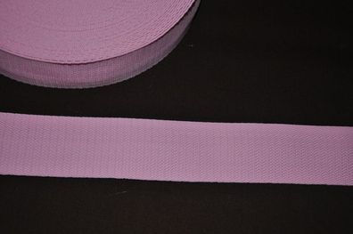 Gurtband 40 mm hellrosa