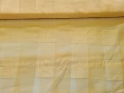 Gardinenstoff Chifon 8 Karo Golden Creme