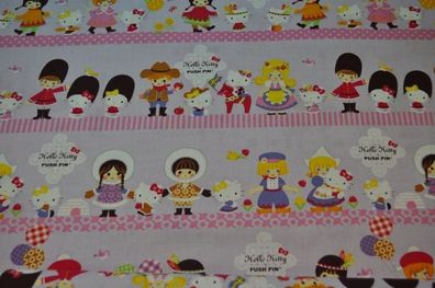 Kokka Hello Kitty 16 flieder