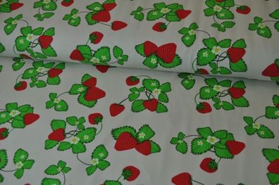 Jersey Dapper Erdbeeren groß beige