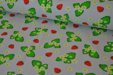 Jersey Dapper Erdbeeren klein hellgrau