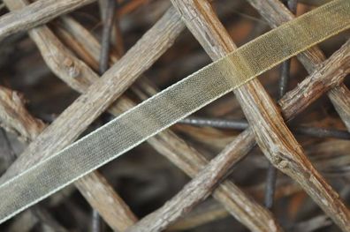 Organzaband 8mm gelb