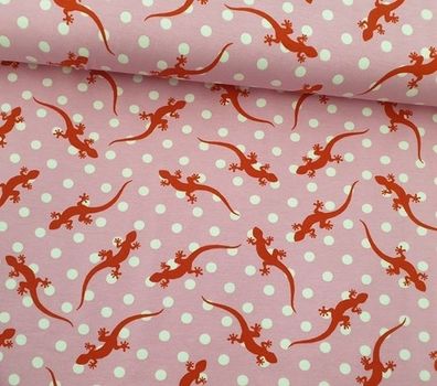 Jersey Gecko/punkte rosa/rot