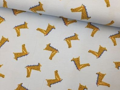 Jersey Cool Crocodiles by Poppy hellblau