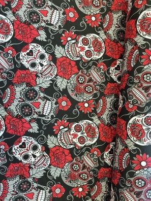 Jersey Skulls red/black