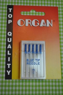 Organ Nähnadeln Blue Tip 75/11 steppen