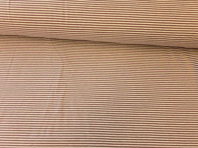 Jersey 2mm Streifen weiß/mauve
