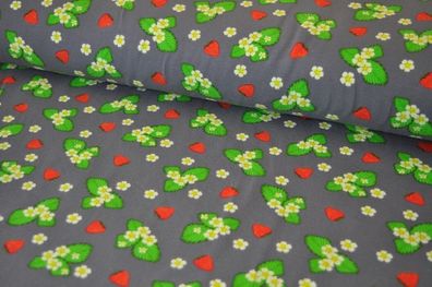 Jersey Dapper Erdbeeren klein grau