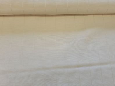 Leichter Deko Jaquard schmale streifen creme