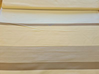 Leichter Dekostoff Block Streifen Creme