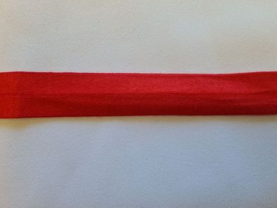 Jersey Schrägband 20 mm Rot