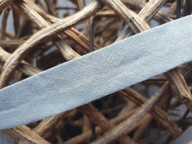 Schrägband gefalzt 20 mm hell olive