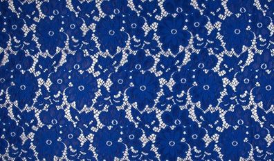 Spitzenstoff Eva Royalblau 7