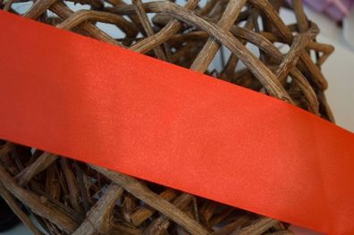 Satinband 50mm orange