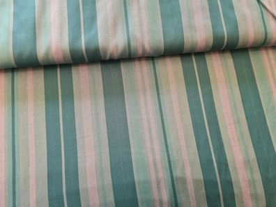 Viscose Streifen Petrol