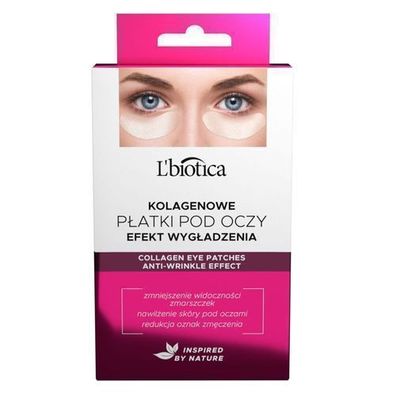 L'biotica Glättende Augenpads gegen Falten, 3 Paare