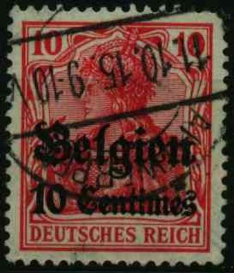 BES 1WK LP Belgien Nr 3 gestempelt X0E9026