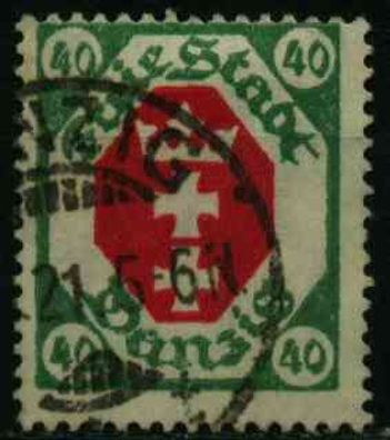 DANZIG 1921 Nr 79X gestempelt X0F4056