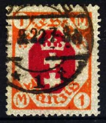 DANZIG 1921 Nr 83X gestempelt X130E66