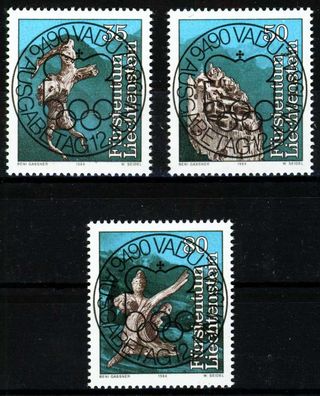 Liechtenstein 1984 Nr 843-845 ESST zentrisch gestempelt X19CB9E