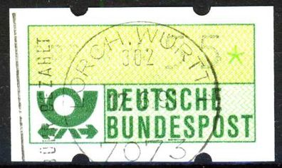 BRD ATM 1981 Nr 1-1-055 zentrisch gestempelt X26F0B6
