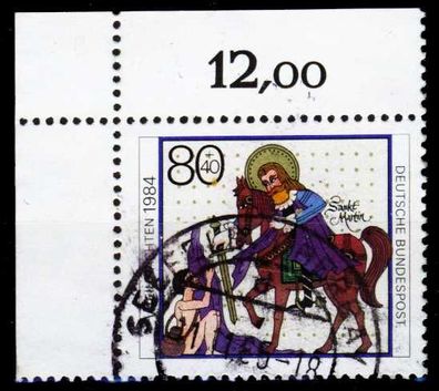 BRD 1984 Nr 1233 zentrisch gestempelt ECKE-OLI X2D5232