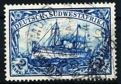 Deutsch-südwestafrika DSWA Nr 30A zentrisch gestempelt gepr. X458786