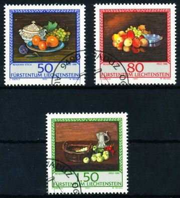 Liechtenstein 1990 Nr 990-992 gestempelt SA18F6A