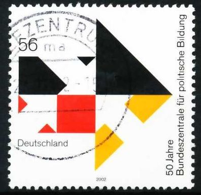 BRD 2002 Nr 2287 zentrisch gestempelt X64CE76