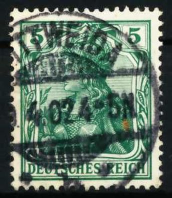 D-REICH K A Nr 70b zentrisch gestempelt X681E1A