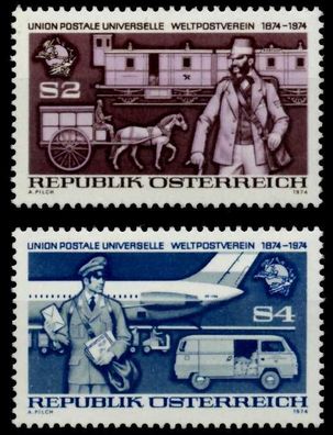 Österreich 1974 Nr 1466-1467 postfrisch S5B544E