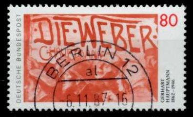 BRD 1987 Nr 1344 zentrisch gestempelt X8A746A
