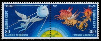 Griechenland 1991 Nr 1777WP-1778WP postfrisch WAAGR PAA X91E6DA
