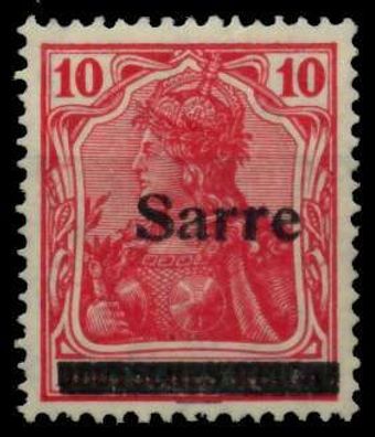 Saargebiet Germania Nr 6aIII ungebraucht X959342