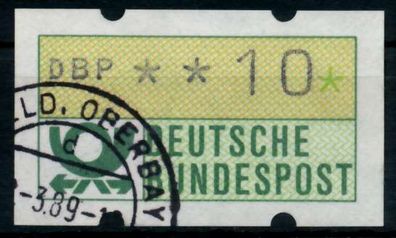 BRD ATM 1981 Nr 1-1-010 gestempelt X97030E