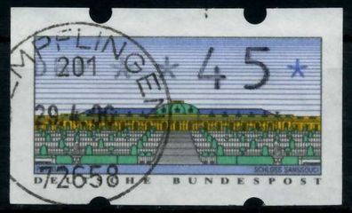 BRD ATM 1993 Nr 2-1.1-0045 gestempelt X9744D6