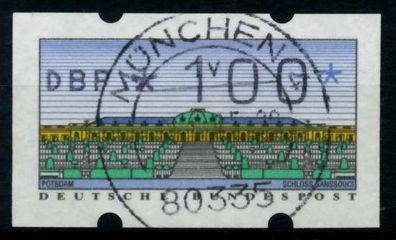 BRD ATM 1993 Nr 2-1.1-0100 zentrisch gestempelt X97442A