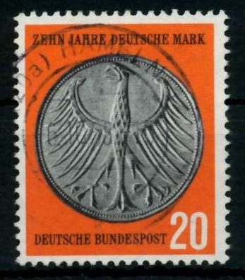 BRD 1958 Nr 291 gestempelt X6ED326
