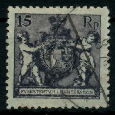 Liechtenstein 1921 Nr 52B gestempelt X6F903A