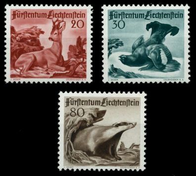 Liechtenstein 1950 Nr 285-287 postfrisch X6FE1E6