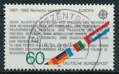 BRD BUND 1982 Nr 1131 zentrisch gestempelt X82CC36