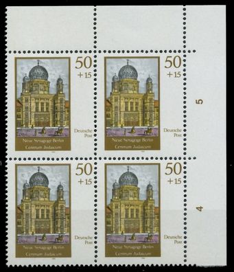 DDR 1990 Nr 3359 postfrisch Viererblock ECKE-ORE X020A82