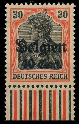 BES. 1WK Landespost Belgien Nr 19 postfrisch URA gepr. X43B1D6