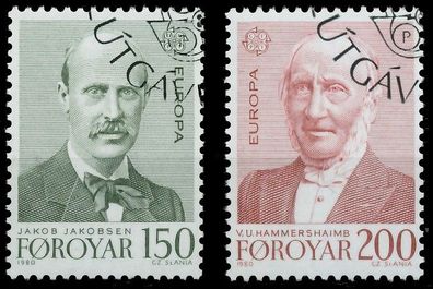 FÄRÖER 1980 Nr 53-54 gestempelt X592A8A